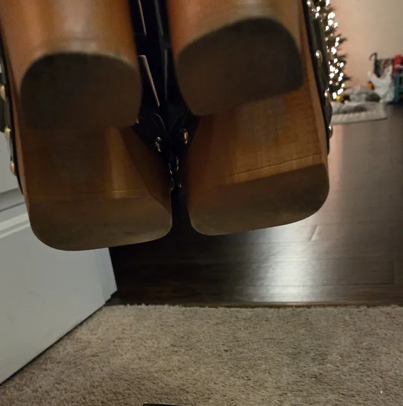 Nine West Olive Green Strappy Heels - Picture 3 of 9